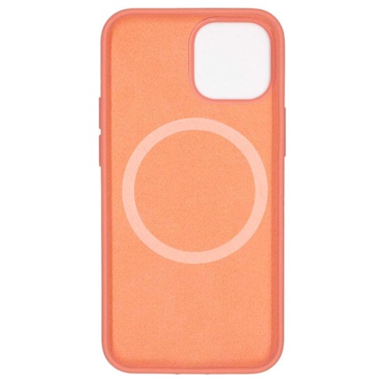 Husa SILKASE soft silicon MagSafe pentru Apple iPhone 13 Mini, silicon, culoare roz (iPhone 13 Mini, H2424) by www.silkase.ro