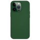 Husa SILKASE soft silicon Magsafe pentru Apple iPhone 13 Pro, silicon, verde inchis (iPhone 13 Mini, H2425) by www.silkase.ro