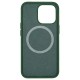 Husa SILKASE soft silicon Magsafe pentru Apple iPhone 13 Pro, silicon, verde inchis (iPhone 13 Mini, H2425) by www.silkase.ro