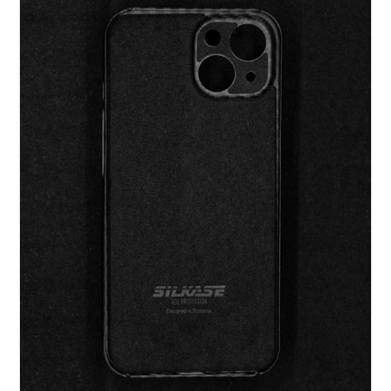 Husa fibra de carbon SILKASE pentru Apple iPhone 15 Plus, aramid kevlar, negru mat (SILKASE, iPhone 15 Plus) by www.silkase.ro Husa fibra de carbon SILKASE pentru Apple iPhone 15 Plus, aramid kevlar, negru mat (iPhone 15 Plus, H2435) by www.silkase.ro