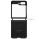 Husa fibra de carbon SILKASE pentru Samsung Galaxy Z Flip 5, Magsafe, aramid kevlar, negru mat (Telefoane Samsung, H2436) by www.silkase.ro
