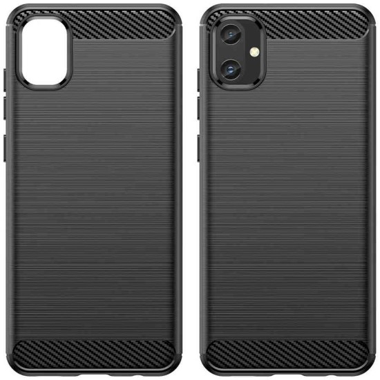 Husa SILKASE pentru Samsung Galaxy A05, silicon carbon, culoare negru (Telefoane Samsung, H2437) by www.silkase.ro