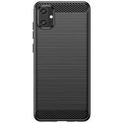 Husa SILKASE pentru Samsung Galaxy A05, silicon carbon, culoare negru