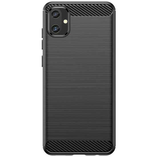 Husa SILKASE pentru Samsung Galaxy A05, silicon carbon, culoare negru (Telefoane Samsung, H2437) by www.silkase.ro