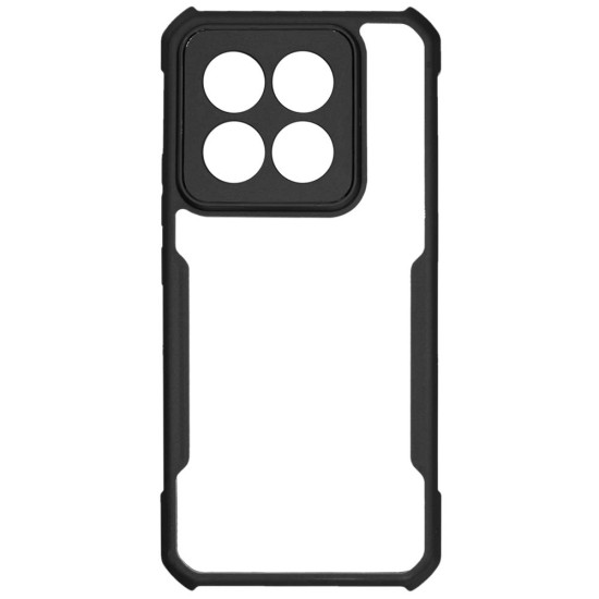 Husa SILKASE pentru Xiaomi 14 Pro, AntiGravity, AntiShock, negru/transparent (SILKASE, Husa AntiGravity) by www.silkase.ro Husa SILKASE pentru Xiaomi 14 Pro, AntiGravity, AntiShock, negru/transparent (14 Pro, H2440) by www.silkase.ro