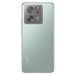 Husa AntiShock SILKASE pentru Xiaomi 13T Pro, protectie camera, silicon transparent