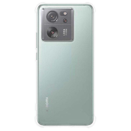 Husa AntiShock SILKASE pentru Xiaomi 13T Pro, protectie camera, silicon transparent (13T Pro, H2441) by www.silkase.ro
