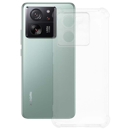 Husa AntiShock SILKASE pentru Xiaomi 13T Pro, protectie camera, silicon transparent (13T Pro, H2441) by www.silkase.ro