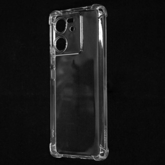 Husa AntiShock SILKASE pentru Xiaomi 13T Pro, protectie camera, silicon transparent (13T Pro, H2441) by www.silkase.ro