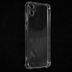 Husa AntiShock SILKASE pentru Samsung Galaxy A05, protectie camera, silicon transparent