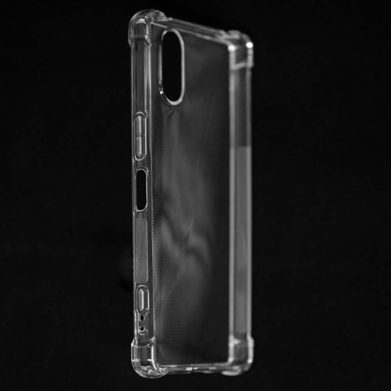 Husa AntiShock SILKASE pentru Sony Xperia 5 V, protectie camera, silicon transparent (SILKASE, Xperia 5 V) by www.silkase.ro Husa AntiShock SILKASE pentru Sony Xperia 5 V, protectie camera, silicon transparent (Xperia 5 V, H2446) by www.silkase.ro
