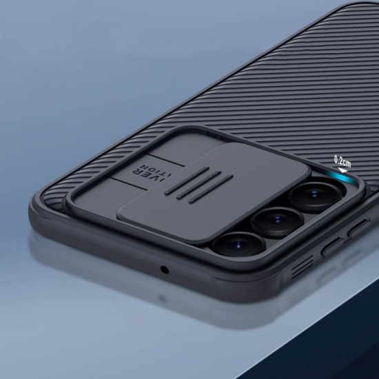 Husa Nillkin pentru Samsung Galaxy S23 FE, camera privacy, plastic negru (Telefoane Samsung, H2459) by www.silkase.ro