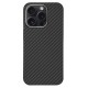 Husa fibra de carbon SILKASE pentru Apple iPhone 15 Pro, aramid kevlar, metal camera, negru (SILKASE, iPhone 15 Pro) by www.silkase.ro Husa fibra de carbon SILKASE pentru Apple iPhone 15 Pro, aramid kevlar, metal camera, negru (iPhone 15 Pro, H2466) by www.silkase.ro