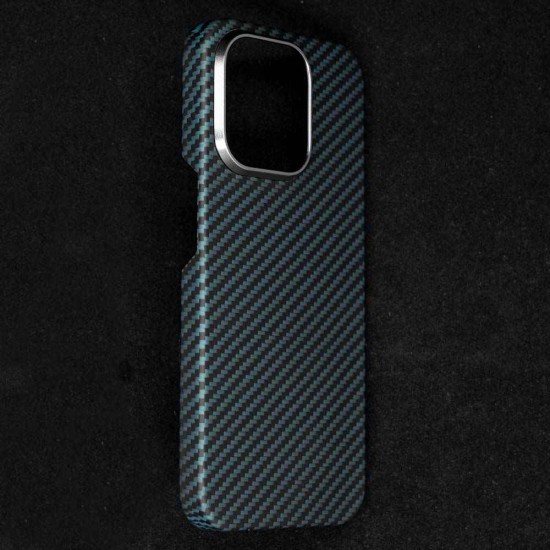 Husa fibra de carbon SILKASE pentru Apple iPhone 15 Pro, aramid kevlar, metal camera, albastru (SILKASE, iPhone 15 Pro) by www.silkase.ro Husa fibra de carbon SILKASE pentru Apple iPhone 15 Pro, aramid kevlar, metal camera, albastru (iPhone 15 Pro, H2467) by www.silkase.ro