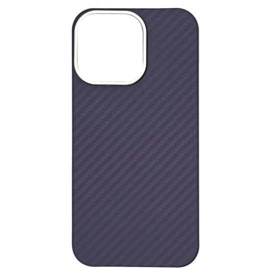 Husa fibra de carbon MagSafe SILKASE pentru Apple iPhone 15 Pro, aramid kevlar, metal camera, mov (SILKASE, iPhone 15 Pro) by www.silkase.ro Husa fibra de carbon MagSafe SILKASE pentru Apple iPhone 15 Pro, aramid kevlar, metal camera, mov (iPhone 15 Pro, H2469) by www.silkase.ro