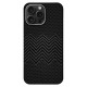 Husa fibra de carbon MagSafe SILKASE pentru Apple iPhone 15 Pro Max, aramid kevlar, metal camera, negru (iPhone 15 Pro Max, H2472) by www.silkase.ro