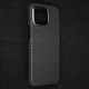 Husa fibra de carbon MagSafe SILKASE pentru Apple iPhone 15 Pro Max, aramid kevlar, metal camera, negru (iPhone 15 Pro Max, H2472) by www.silkase.ro