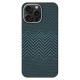 Husa fibra de carbon MagSafe SILKASE pentru Apple iPhone 15 Pro Max, aramid kevlar, metal camera, albastru (iPhone 15 Pro Max, H2474) by www.silkase.ro