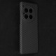 Husa fibra de carbon SILKASE pentru OnePlus 12, aramid kevlar, metal camera, negru mat (Telefoane OnePlus, H2477) by www.silkase.ro