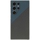 Husa fibra de carbon SILKASE pentru Samsung Galaxy S24 Ultra, aramid kevlar, protectie camera, albastru/negru (SILKASE, Telefoane Samsung) by www.silkase.ro Husa fibra de carbon SILKASE pentru Samsung Galaxy S24 Ultra, aramid kevlar, protectie camera, albastru/negru (Telefoane Samsung, H2478) by www.silkase.ro