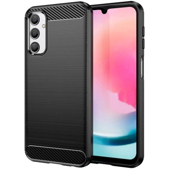 Husa SILKASE pentru Samsung Galaxy A15/A15 5G, silicon carbon, culoare negru (Telefoane Samsung, H2488) by www.silkase.ro