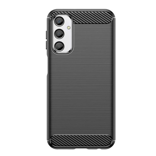 Husa SILKASE pentru Samsung Galaxy A15/A15 5G, silicon carbon, culoare negru (Telefoane Samsung, H2488) by www.silkase.ro