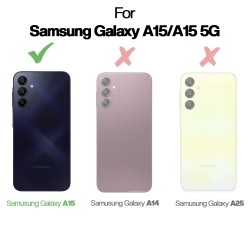 Husa AntiShock SILKASE pentru Samsung Galaxy A15/A15 5G, protectie camera, silicon transparent