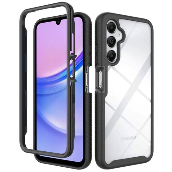 Husa Vault SILKASE pentru Samsung Galaxy A15/A15 5G, camera protection, antishock, antigravity, culoare negru (Telefoane Samsung, H2492) by www.silkase.ro