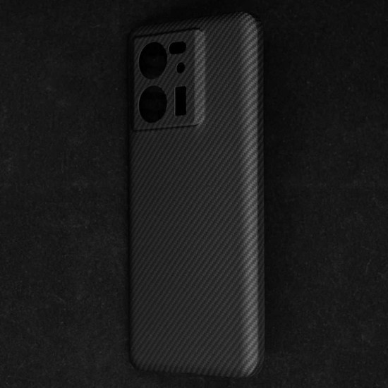 Husa fibra de carbon SILKASE pentru Xiaomi 13T Pro, aramid kevlar, camera protection, culoare negru (Poco F5 Pro, H2498) by www.silkase.ro