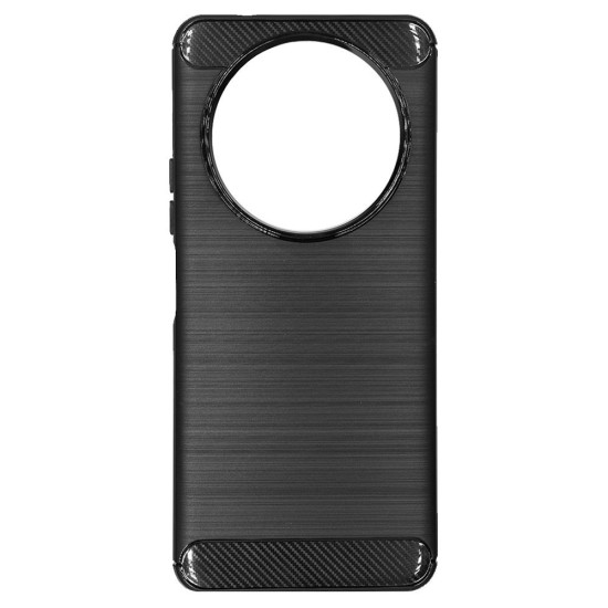 Husa Silicon carbon SILKASE pentru Xiaomi Redmi A3, silicon, culoare negru (Redmi A3, H2507) by www.silkase.ro