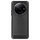 Husa Silicon carbon SILKASE pentru Xiaomi Redmi A3, silicon, culoare negru (Redmi A3, H2507) by www.silkase.ro