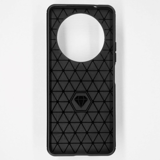 Husa Silicon carbon SILKASE pentru Xiaomi Redmi A3, silicon, culoare negru (Redmi A3, H2507) by www.silkase.ro