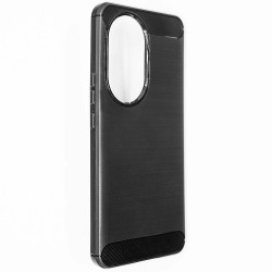 Husa Silicon carbon SILKASE pentru Huawei Nova 12 Pro, silicon, culoare negru Husa Silicon carbon SILKASE pentru Huawei Nova 12 Pro, silicon, culoare negru