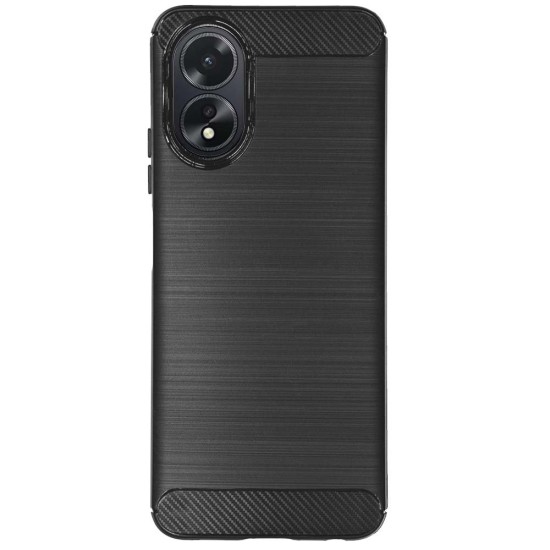 Husa Silicon carbon SILKASE pentru Oppo A38, silicon, culoare negru (A38, H2511) by www.silkase.ro