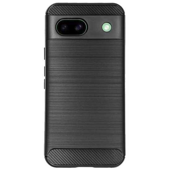 Husa Silicon carbon SILKASE pentru Google Pixel 8a, silicon, culoare negru (Pixel 8a, H2516) by www.silkase.ro