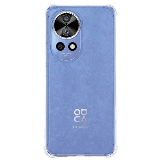 Husa Antishock SILKASE pentru Huawei Nova 12 Pro, protectie camera, silicon transparent (Nova 12 Pro, H2520) by www.silkase.ro