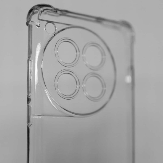 Husa Antishock SILKASE pentru OnePlus 12, protectie camera, silicon transparent (Telefoane OnePlus, H2526) by www.silkase.ro