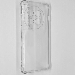 Husa Antishock SILKASE pentru OnePlus 12, protectie camera, silicon transparent