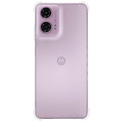 Husa Antishock SILKASE pentru Motorola Moto G24, protectie camera, silicon transparent