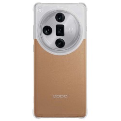 Husa Antishock SILKASE pentru Oppo Find X7 Ultra, protectie camera, silicon transparent