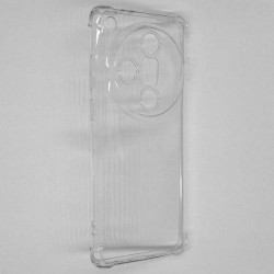 Husa Antishock SILKASE pentru Oppo Find X7 Ultra, protectie camera, silicon transparent