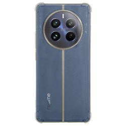 Husa Antishock SILKASE pentru Realme 12 Pro, protectie camera, silicon transparent