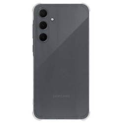 Husa Antishock SILKASE pentru Samsung A35, protectie camera, silicon transparent