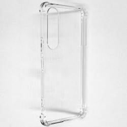 Husa Antishock SILKASE pentru Sony Xperia 1 VI , protectie camera, silicon transparent Husa Antishock SILKASE pentru Sony Xperia 1 VI , protectie camera, silicon transparent