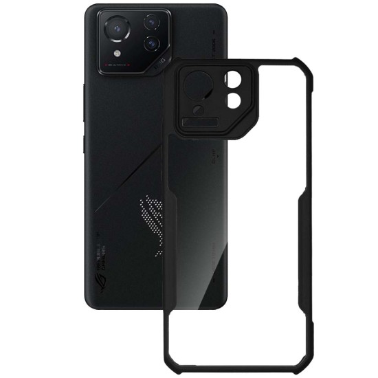 Husa Antigravity SILKASE pentru Asus ROG Phone 8, AntiShock, negru/transparent (SILKASE, Husa AntiGravity) by www.silkase.ro Husa Antigravity SILKASE pentru Asus ROG Phone 8, AntiShock, negru/transparent (ROG Phone 8, H2538) by www.silkase.ro