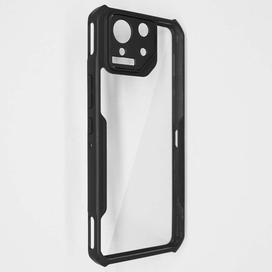 Husa Antigravity SILKASE pentru Asus ROG Phone 8, AntiShock, negru/transparent (SILKASE, Husa AntiGravity) by www.silkase.ro Husa Antigravity SILKASE pentru Asus ROG Phone 8, AntiShock, negru/transparent (ROG Phone 8, H2538) by www.silkase.ro