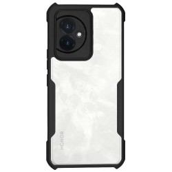 Husa Antigravity SILKASE pentru Honor 100, AntiGravity, AntiShock, negru/transparent