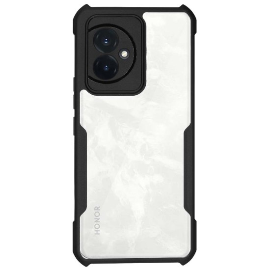 Husa Antigravity SILKASE pentru Honor 100, AntiGravity, AntiShock, negru/transparent (100, H2539) by www.silkase.ro