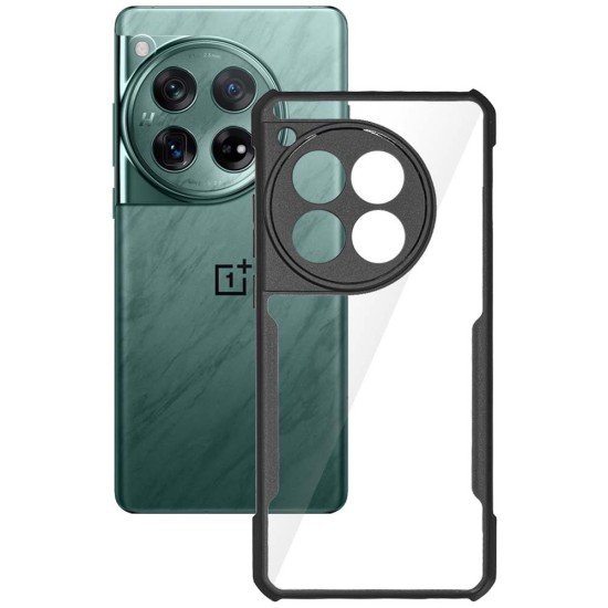 Husa Antigravity SILKASE pentru OnePlus 12, AntiGravity, AntiShock, negru/transparent (Telefoane OnePlus, H2541) by www.silkase.ro