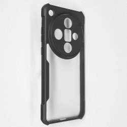 Husa Antigravity SILKASE pentru Oppo Find X7 Ultra, AntiGravity, AntiShock, negru/transparent